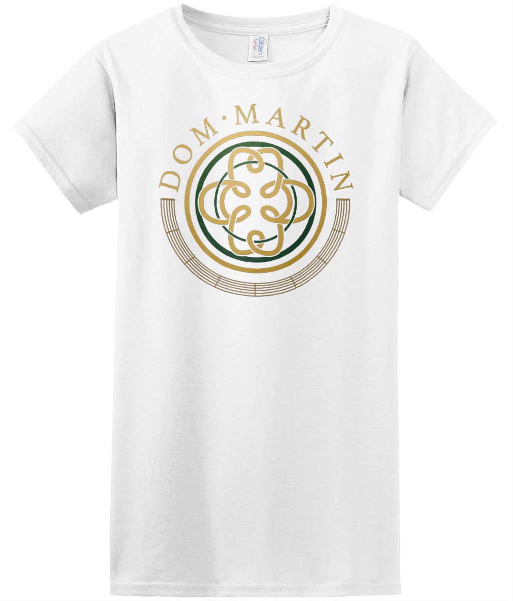 THE ORIGINAL DOM MARTIN CELTIC LOGO WOMENS T-SHIRT