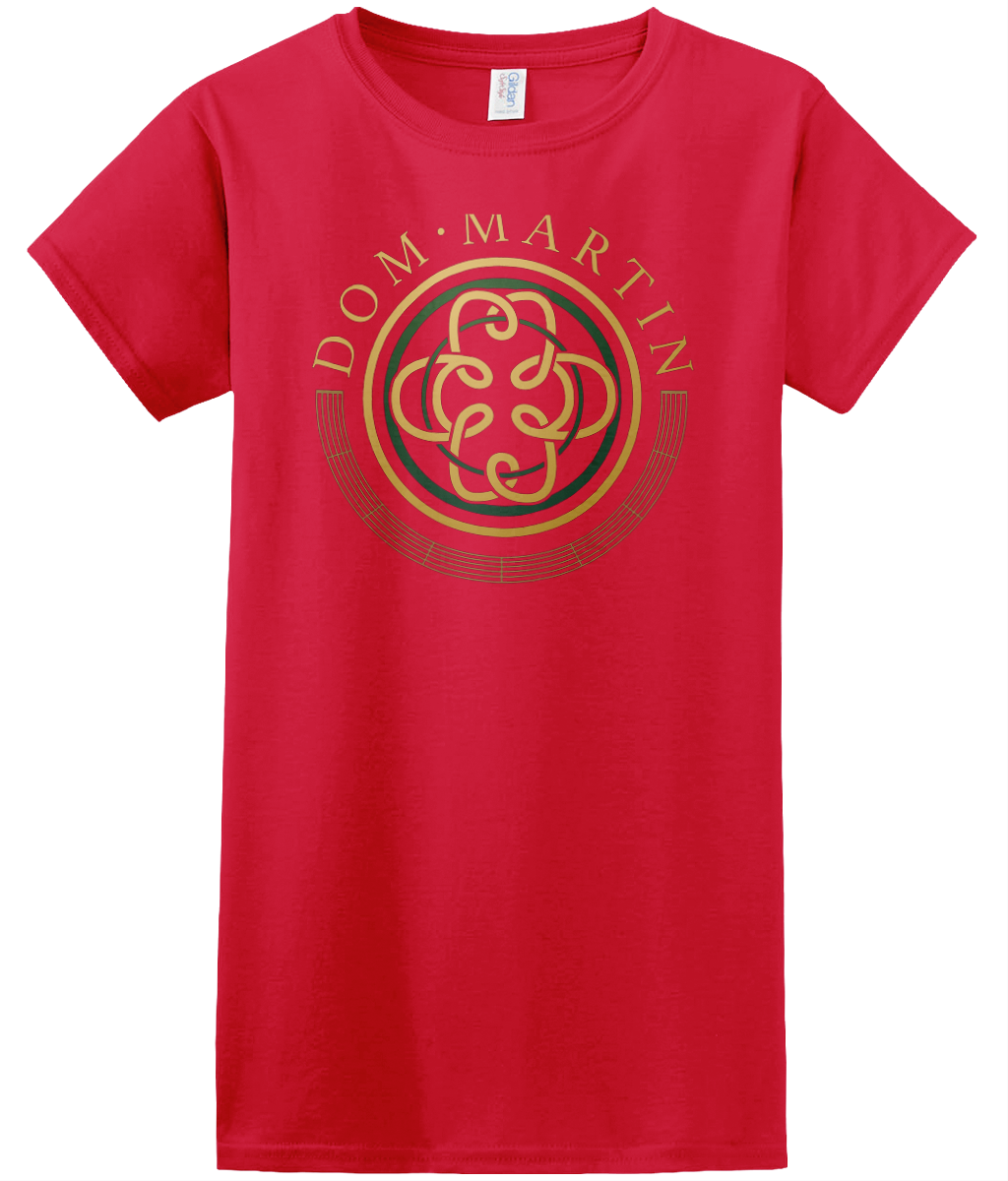 THE ORIGINAL DOM MARTIN CELTIC LOGO WOMENS T-SHIRT