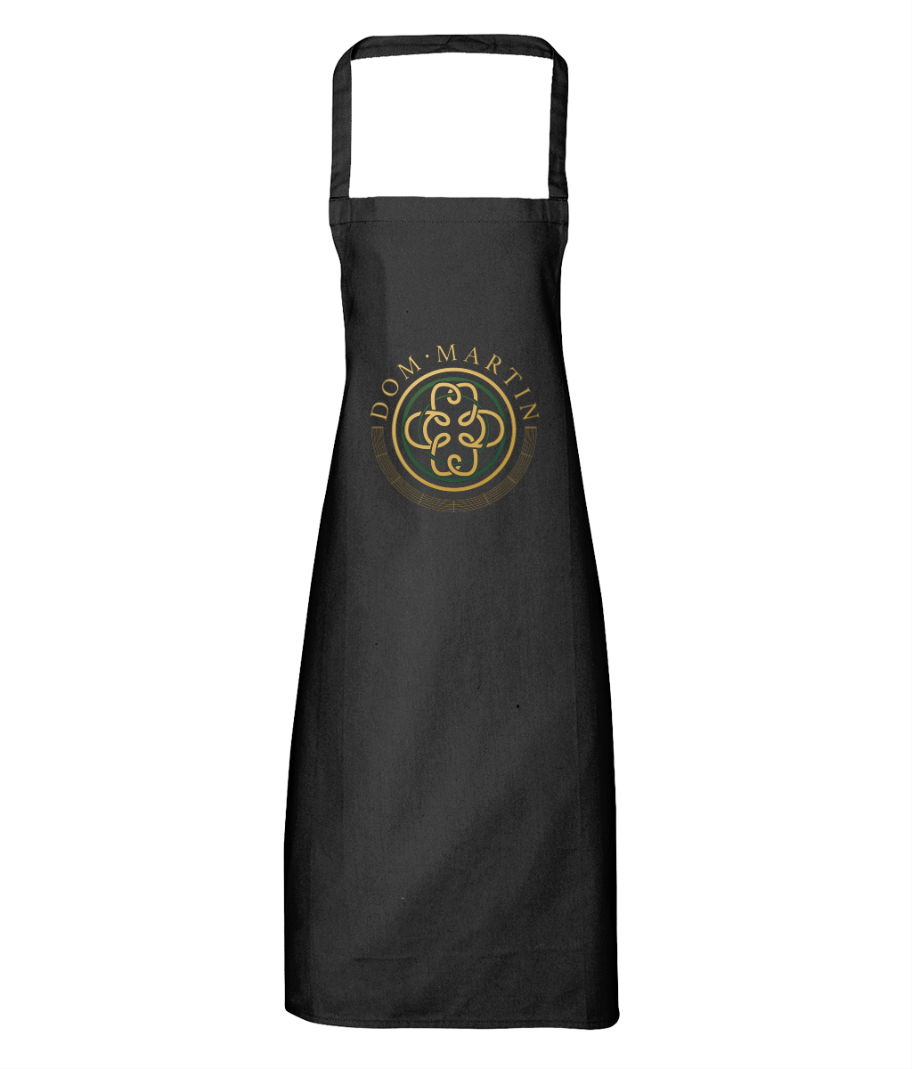 THE ORIGINAL DOM MARTIN CELTIC LOGO HEAVY COTTON APRON